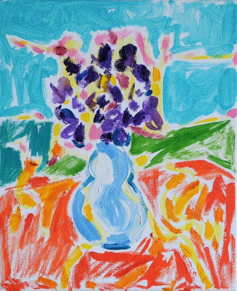 Print of Contemporary Floral Paintings by Tamara Jare