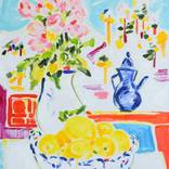 A Basket of Lemons on a Bright Winter Day by Tamara Jare