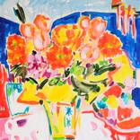 Birthday Bouquet In My Studio by Tamara Jare