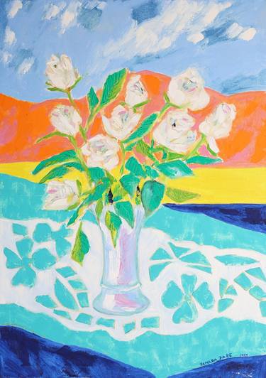 Print of Floral Paintings by Tamara Jare