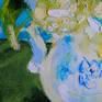 Tamara Jare contemporary still life painting: Rainy Day Bouquet, detail 4