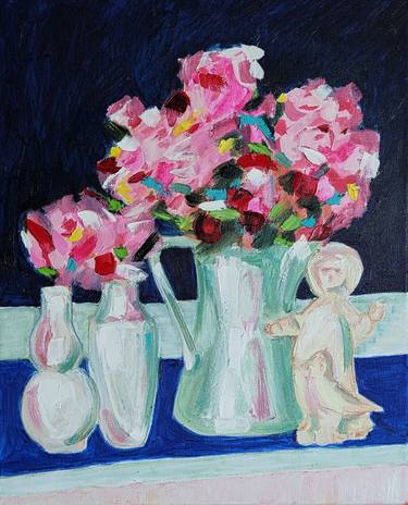 Original Figurative Still Life Paintings by Tamara Jare