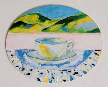Cup and Saucer by the Window thumb