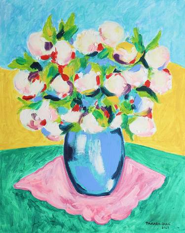 Print of Floral Paintings by Tamara Jare