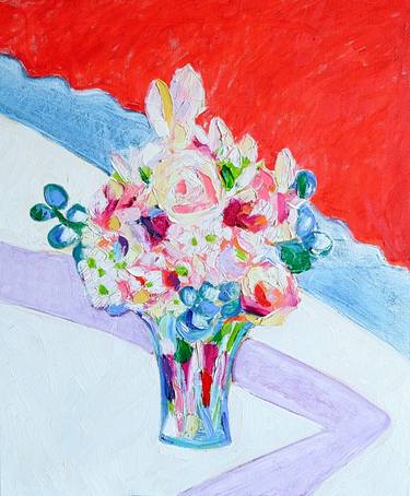 Print of Fine Art Floral Paintings by Tamara Jare