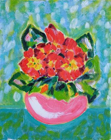 Print of Fine Art Floral Paintings by Tamara Jare