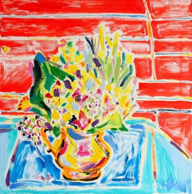 Print of Expressionism Floral Paintings by Tamara Jare
