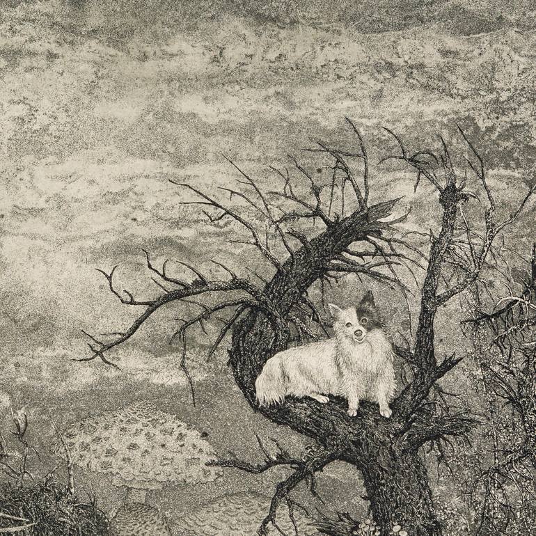 Original Figurative Fantasy Printmaking by Valery Slauk