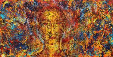 Original Abstract People Painting by Andreas Garbe