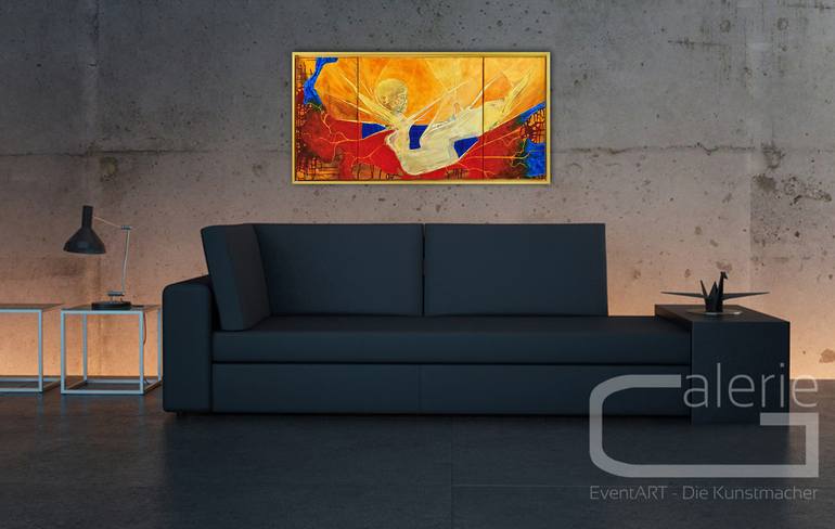 Original Abstract Culture Painting by Andreas Garbe