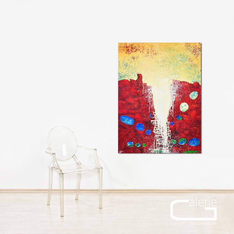 Original Abstract Expressionism Abstract Painting by Andreas Garbe