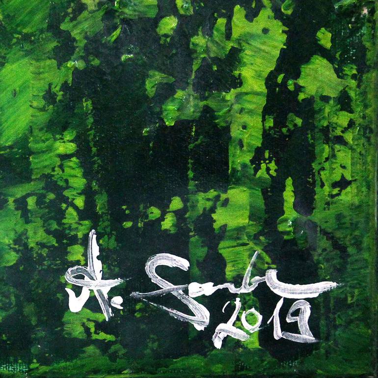 Original Abstract Expressionism Abstract Painting by Andreas Garbe