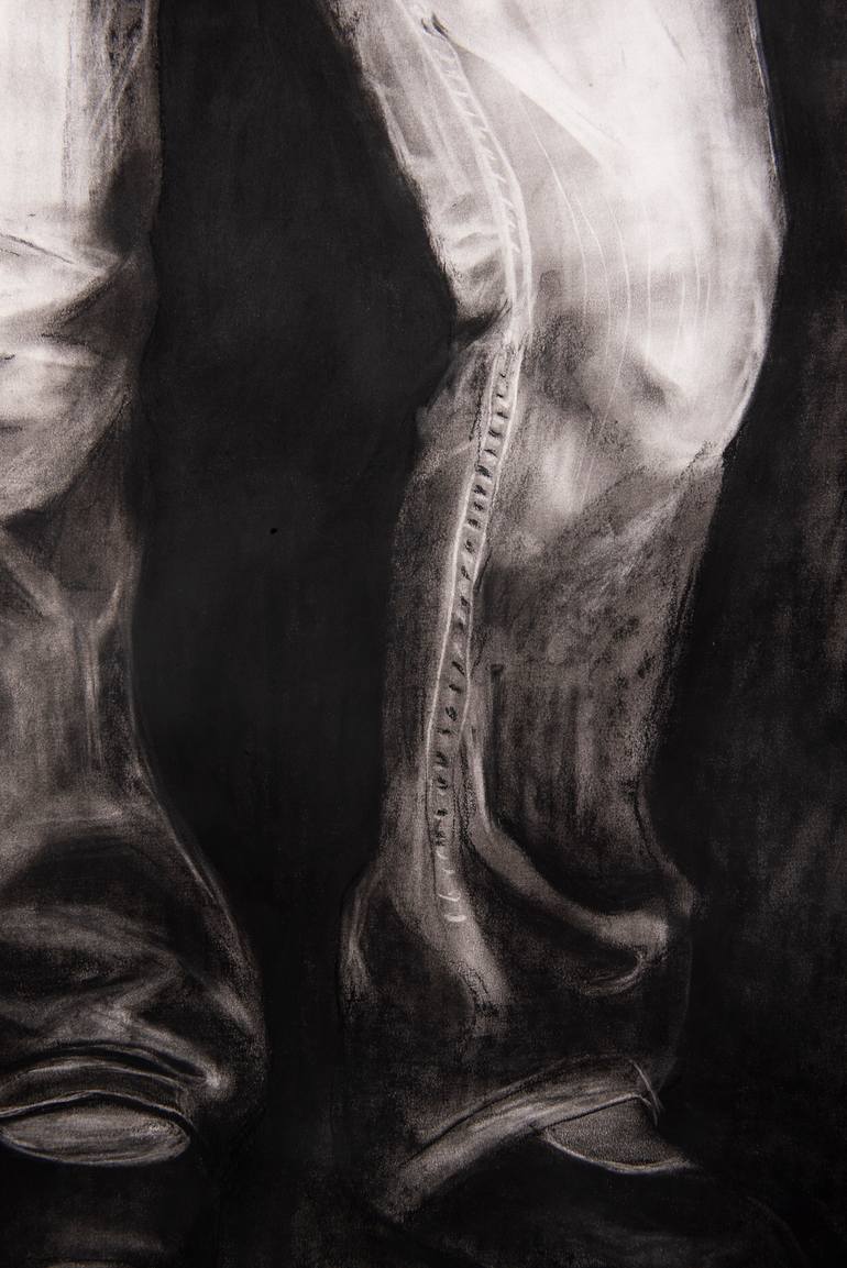 Original Figurative People Drawing by Andreea Vlad