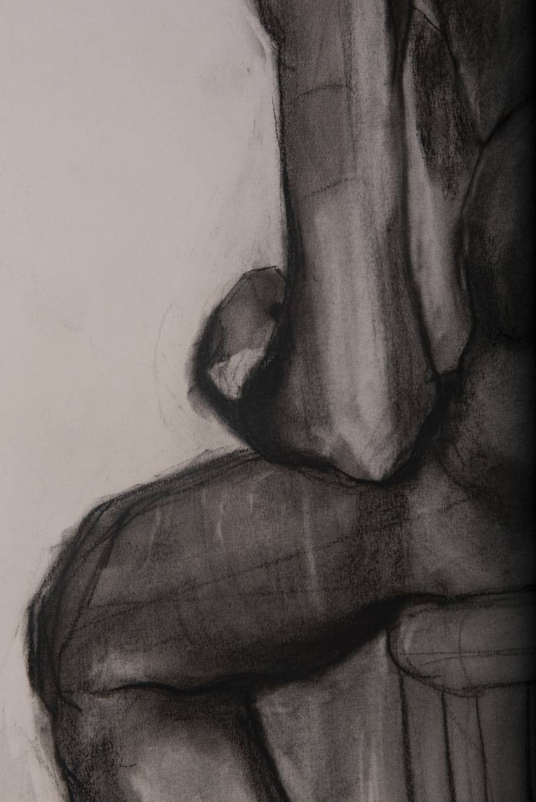 Original Figurative Body Drawing by Andreea Vlad