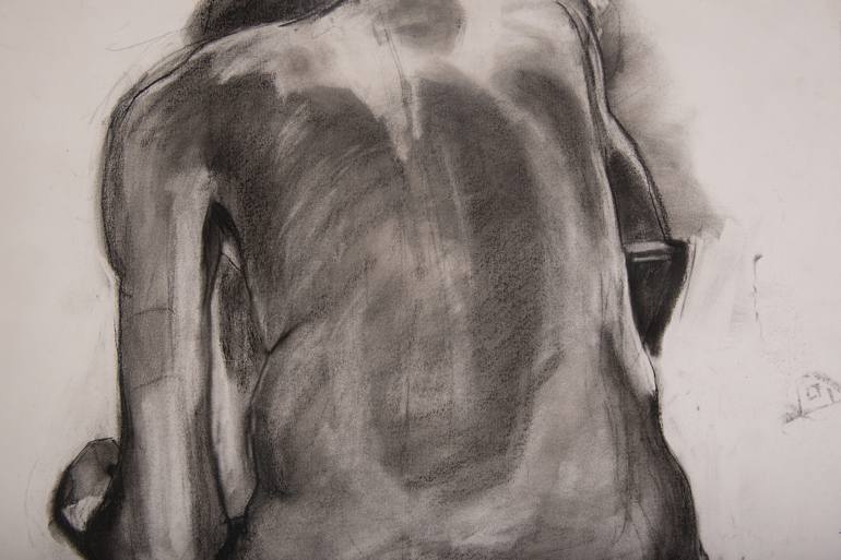 Original Figurative Body Drawing by Andreea Vlad