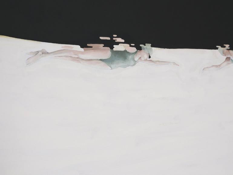 Original Minimalism Water Painting by Ana Patitú