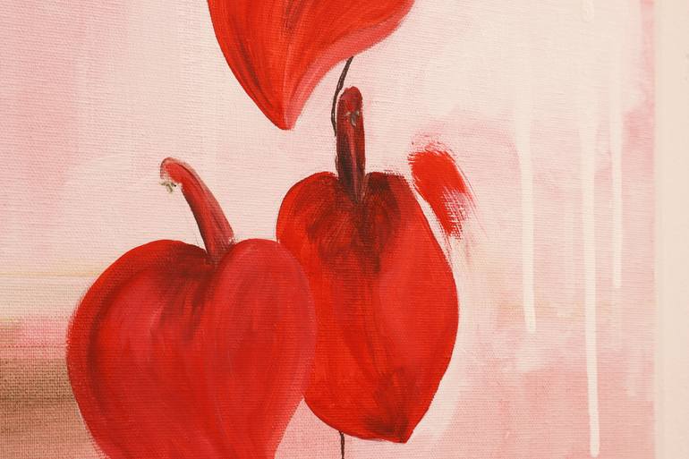 Original Contemporary Floral Painting by Ana Patitú