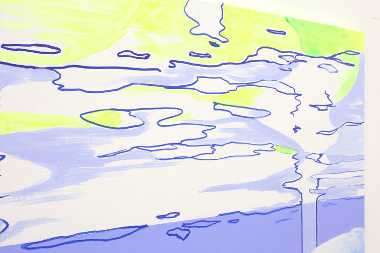 Original Pop Art Water Painting by Ana Patitú