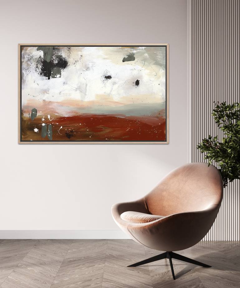 Original Abstract Expressionism Abstract Painting by Ana Patitú