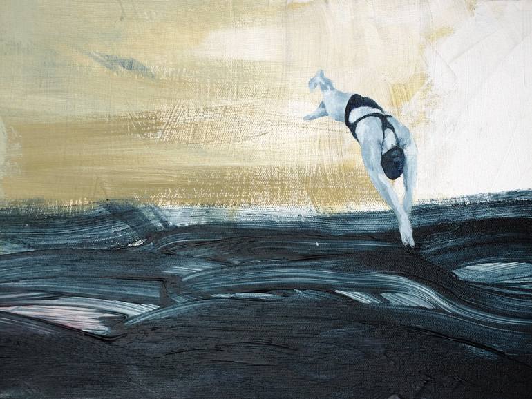 Original Conceptual Water Painting by Ana Patitú