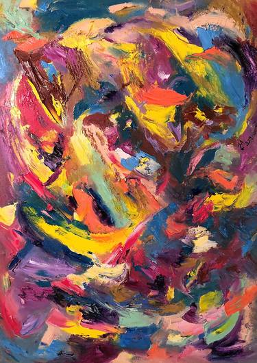 Original Abstract Expressionism Portrait Paintings by Tracey-Ann Morris