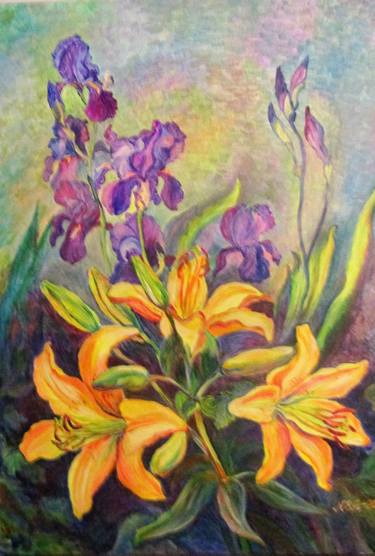 Original Fine Art Botanic Paintings by Arina Nedely