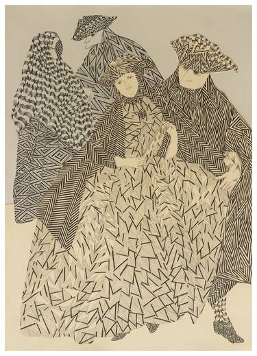 Original Contemporary People Printmaking by Katarzyna Stelmach