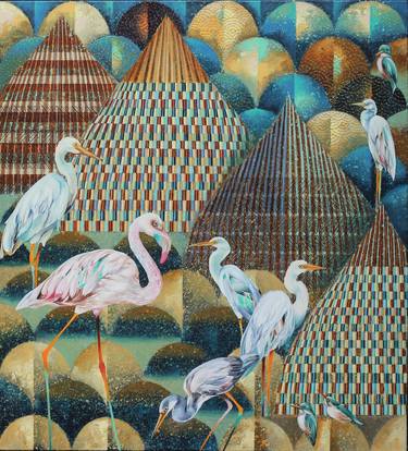 Original Contemporary Animal Painting by Katarzyna Stelmach