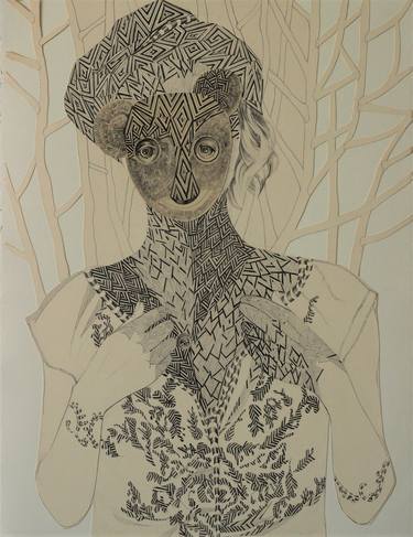 Print of Portrait Drawings by Katarzyna Stelmach