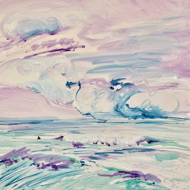 Original Impressionism Beach Paintings by Marcia Lorente Howell