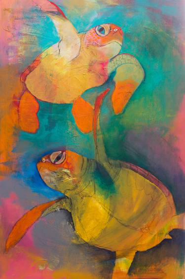 Print of Expressionism Animal Paintings by Amy Shamansky
