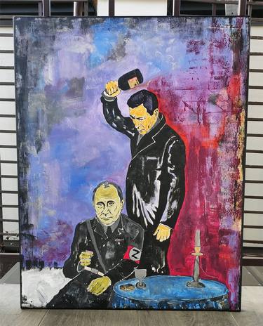 Original Pop Culture/Celebrity Painting by Igor Bezrodnov