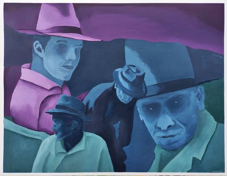 Original People Painting by Igor Bezrodnov