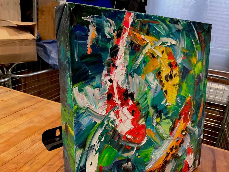 Original Contemporary Water Painting by Mariia Hyhar