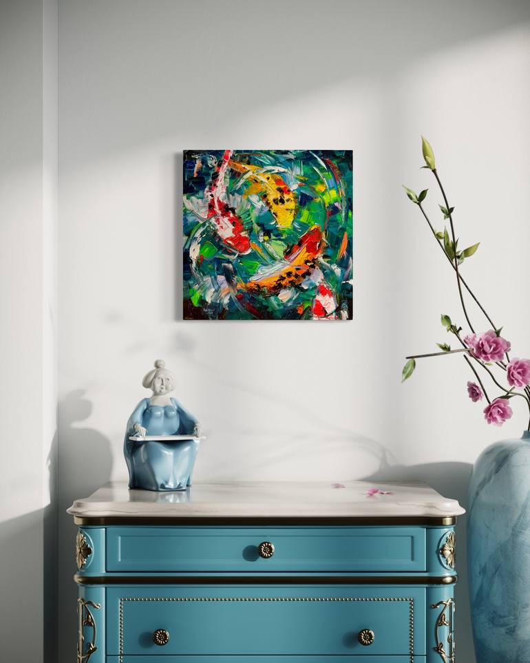 Original Contemporary Water Painting by Mariia Hyhar