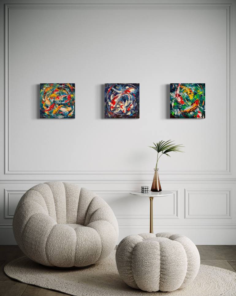 Original Contemporary Water Painting by Mariia Hyhar