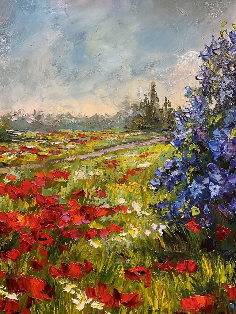 Original Landscape Painting by Mariia Hyhar