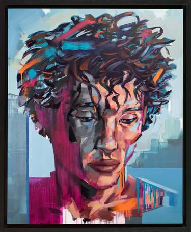 Original Abstract Portrait Paintings by Brad Kenny Studio