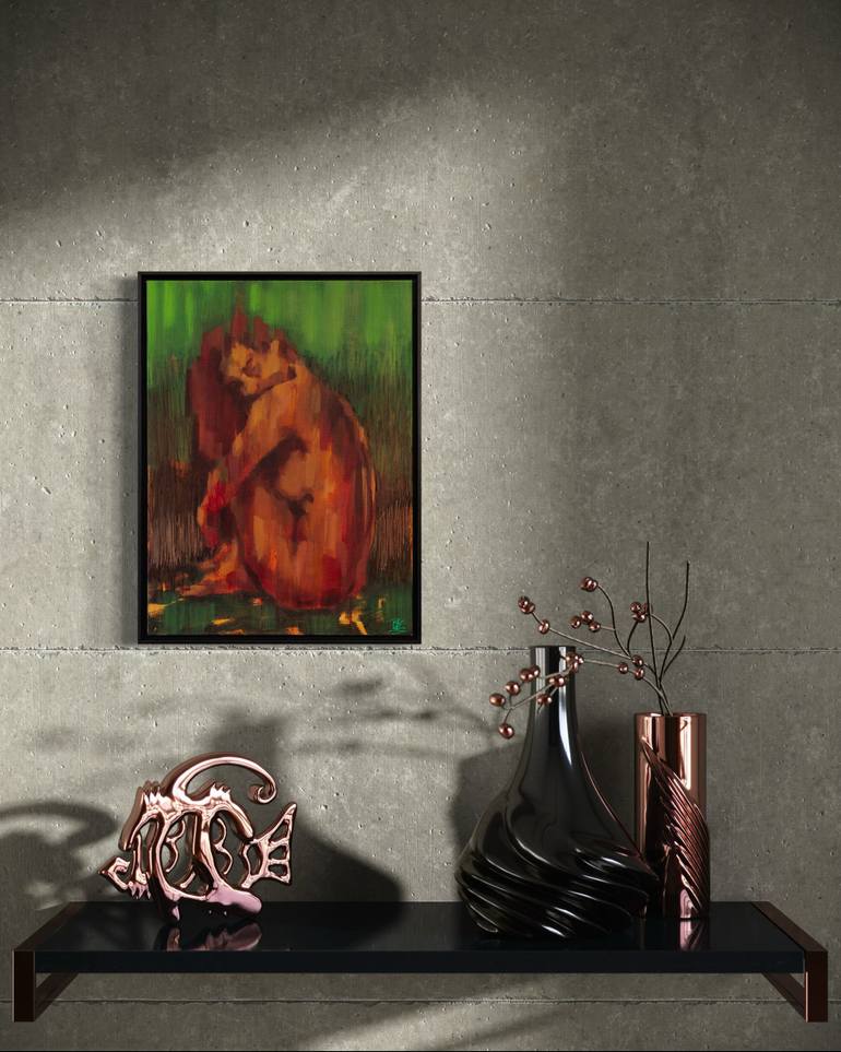 Original Figurative Women Painting by Brad Kenny Studio