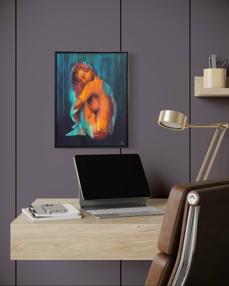 Original Figurative Women Painting by Brad Kenny Studio
