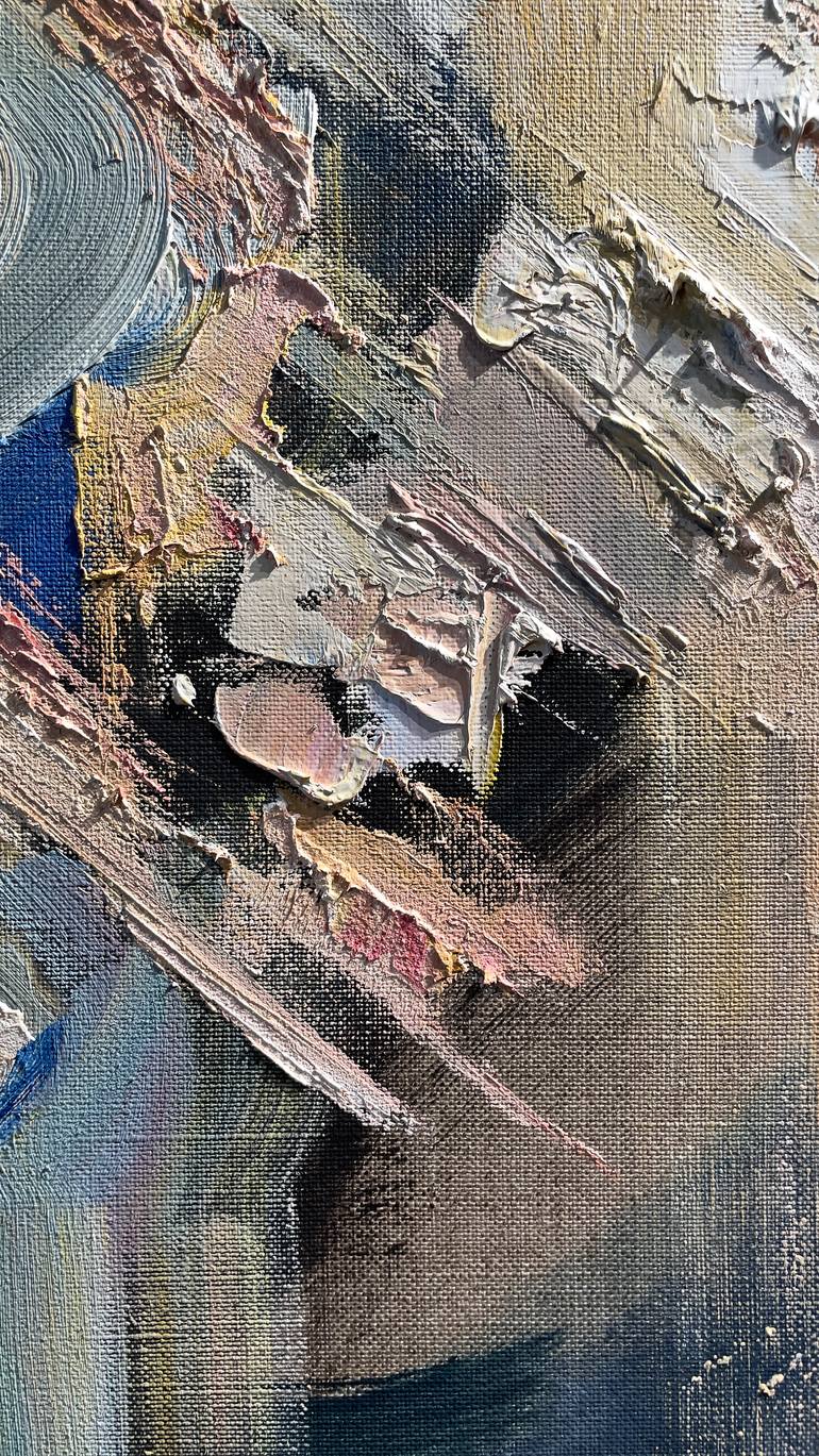 Original Abstract Expressionism Abstract Painting by Ondrej Rypacek