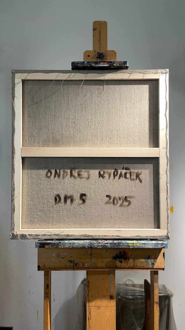 Original Abstract Expressionism Abstract Painting by Ondrej Rypacek