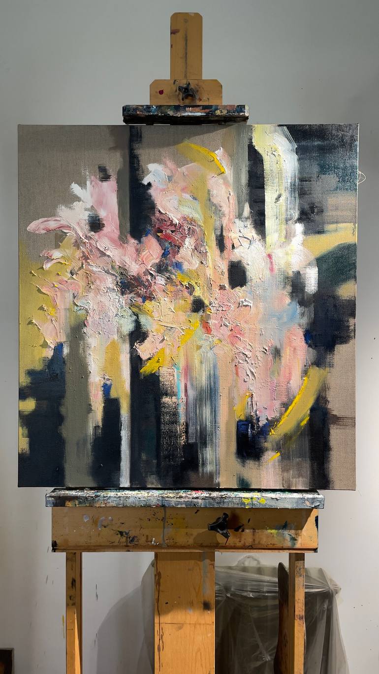 Original Abstract Expressionism Abstract Painting by Ondrej Rypacek