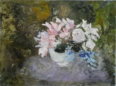 Print of Abstract Floral Paintings by Marie Larraine Weir