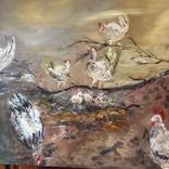 The Chooks of the coal loader Waverton NSW by Marie Larraine Weir