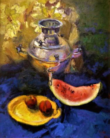 Print of Expressionism Still Life Paintings by Filippos Manos