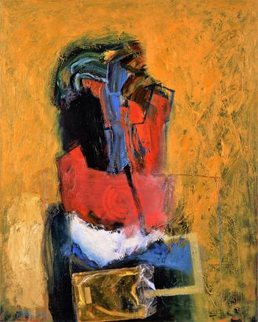Original Expressionism Portrait Painting by Filippos Manos