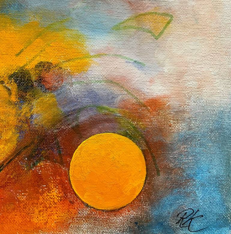 Original Abstract Painting by Roswitha Klotz