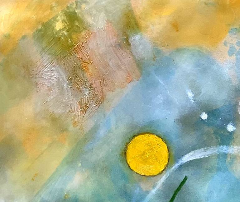 Original Abstract Expressionism Abstract Painting by Roswitha Klotz