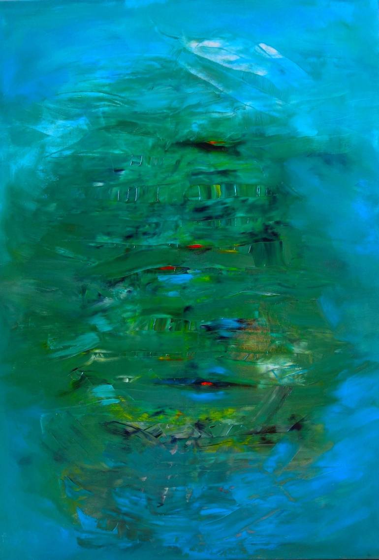 Original Abstract Paintings by Roswitha Klotz